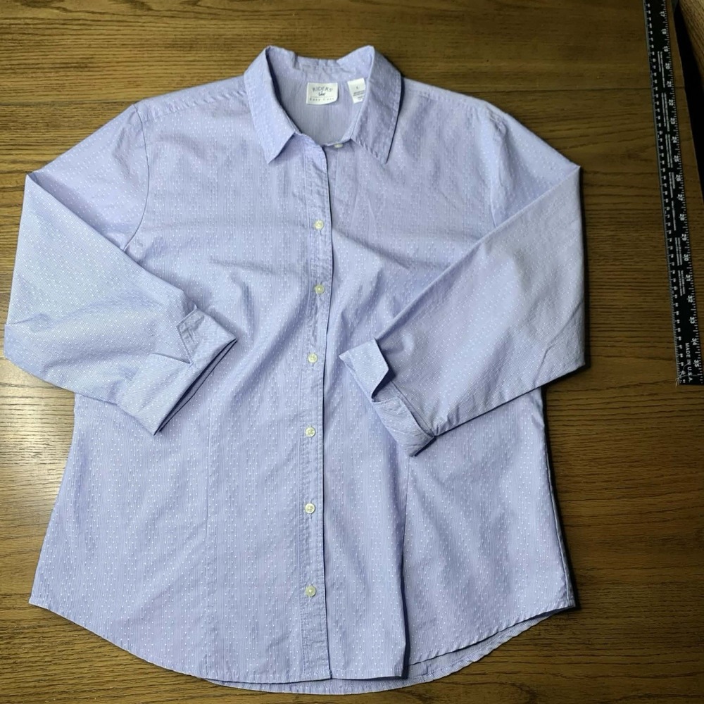 Riders by Lee Easy Care Button Down Shirt Size L
